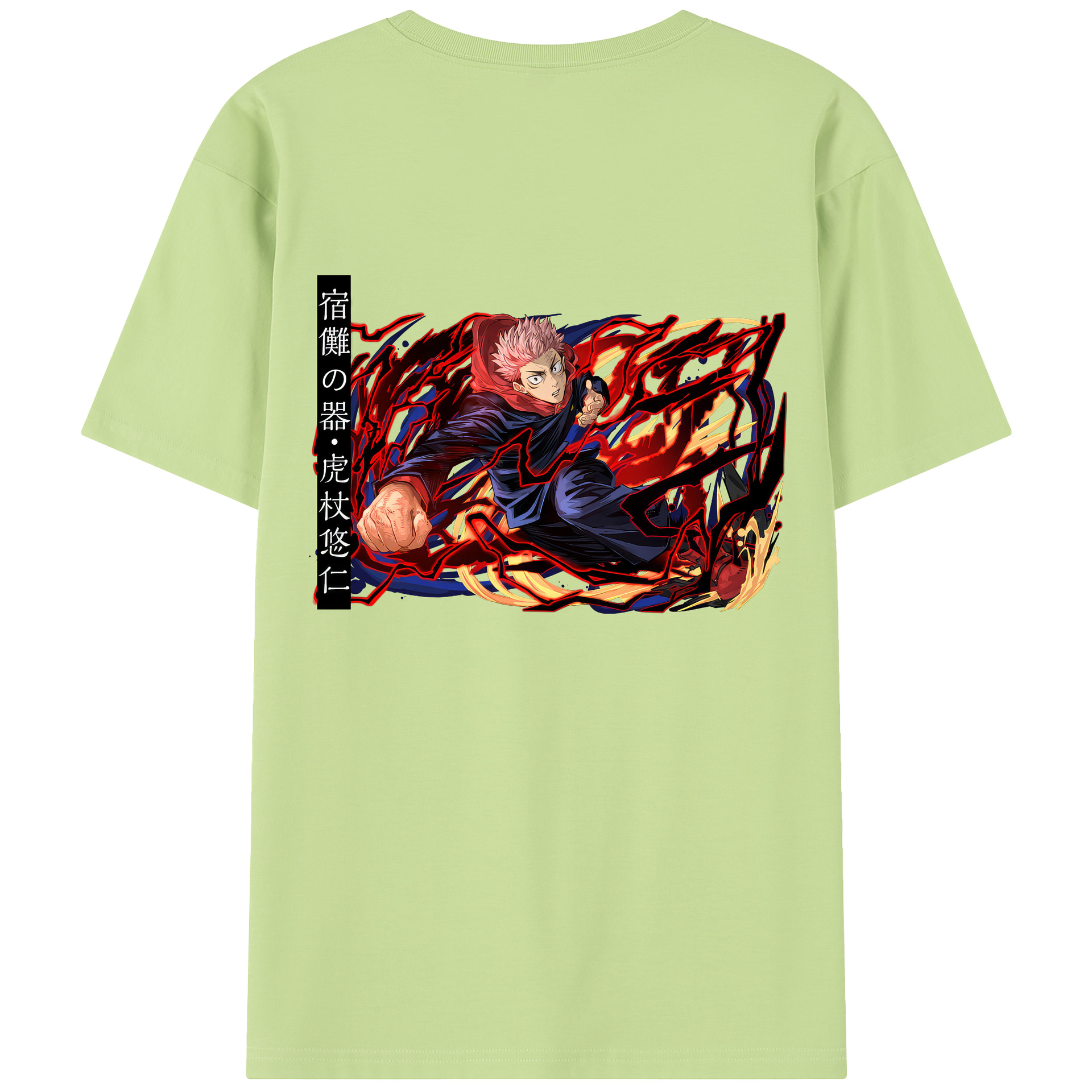 （画像用） 呪術廻戦 Jujutsu Kaisen 綿100％半袖Tシャツ（背面プリント）